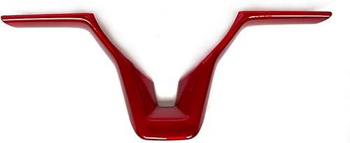 Miniatura 5 de para Nissan Accesorios Volante Trim Decaración Interior para Nissan Rogue Altima Sentra Kicks Leaf Versa (rojo)
