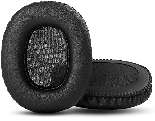 HTINDUSTRY Premium Earpads Replacement Cushions Compatible with Marshall Monitor Over-Ear Stereo Headphones Ear pads with Softer Protein Leather/Memory Foam