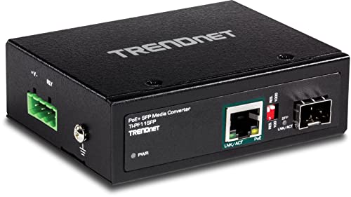 Image of TRENDnet 6-Port Gigabit PoE++ Switch and SFP to Gigabit PoE+ Media Converter Bundle