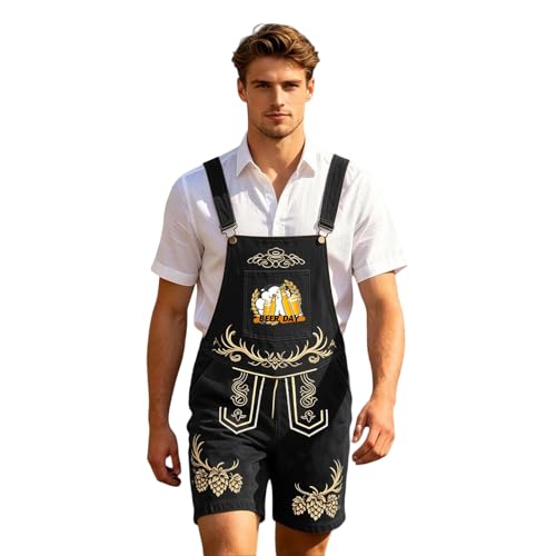 Lederhose homme en cuir véritable marron costume de qualité supérieure