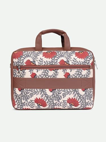 Image of ZOUK Arin Laptop Bag | Slim & Stylish Laptop Bag for Women Office Use | Fits 15.6+ Inch Laptop | Padded Compartment Fits up to 17 Inch Laptop | Water-Resistant | Lightweight
