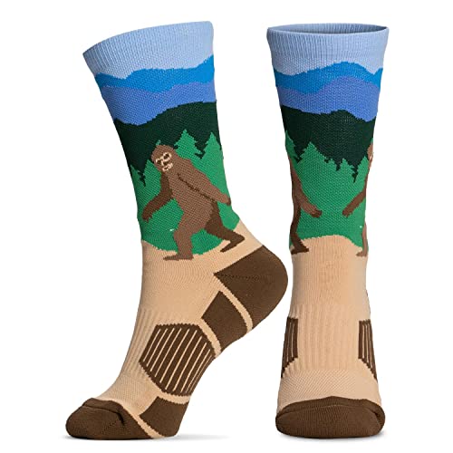 ChalkTalkSPORTS Bigfoot Woven Mid-Calf Socks | Bigfoot Design