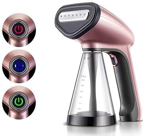 Miniatura 5 de Vaporizador para ropa, portátil de mano para ropa, elimina arrugas, calentamiento rápido, vaporizador de viaje portátil de 1200 W con tanque de agua