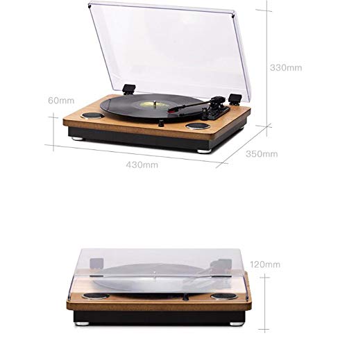 NAMSAR Vinyl Record Player, en Bois Massif phonographe, Vinyle Turntable, Soutien 7/10/12 Pouces Record, Trois Vitesses de Lecture 32/45/78, Support d’entrée Bluetooth - Les Beatles, Paul McCartney, John Lennon, RIngo Starr, George Harrison NAMSAR Vinyl Record Player, en Bois Massif phonographe, Vinyle Turntable, Soutien 7/10/12 Pouces Record, Trois Vitesses de Lecture 32/45/78, Support d'entrée Bluetooth – Image 8