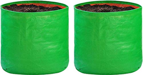SCOTMEN Round Green Grow Bags for Terrace Balcony Home Gardening 12x12 Inch Pack of 2 Plant Growing Grow Bag (B085456HBK) Amazon Price History, Amazon Price Tracker