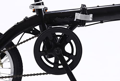 Bicicleta plegable urbana de 14 y 16 pulgadas en varios colores con piñón fijo para adultos 4