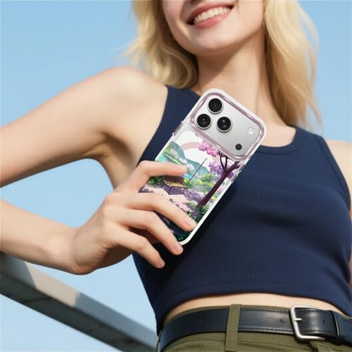 Coque compatible Magsafe iPhone 17 Pro protection antichoc rigide transparente