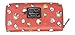 Loungefly Harry Potter Chibi Characters Maroon Allover Print Zip Around Wallet