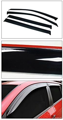Sun/Rain Smoke Guard Vent Shade Deflectors Window Visors 4Pc for 03-08 Honda Pilot