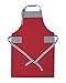 Lexington 11920063 Black Friday Delantal Alto Rojo, 100% algodón, 80x105
