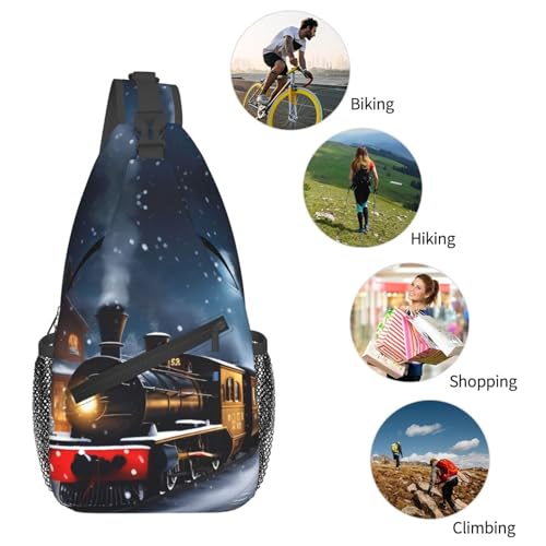 Morrales tipo sling unisex para viajes y montañismo miniatura 6