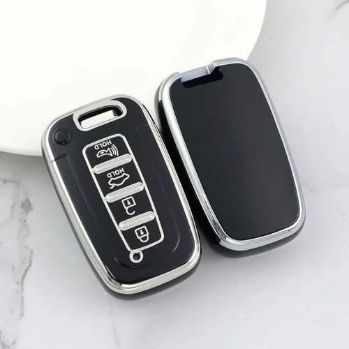 Coque de clé de voiture pour Kia Forte Rio Sportage en TPU finition luxe