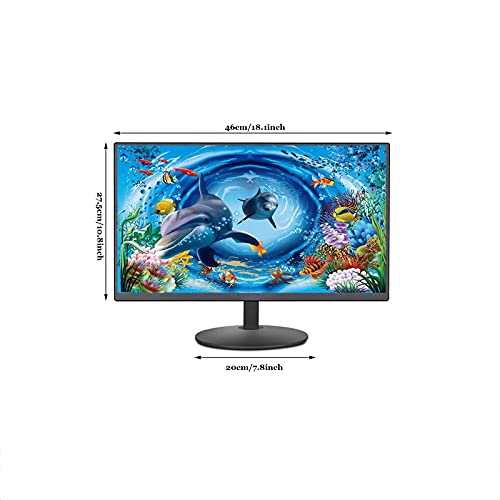 Image of Desktop Moniter 20 /22 /24 Inch Portable Computer Monitor 1080p Full Hd LCD Wireless Monitor Built-in Speakers with Hdmi Vga Input Port Suitable for Home Office Use (20 inches)