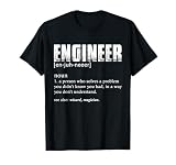 Engineer Definition T Shirt Funny Engineering T-Shirt