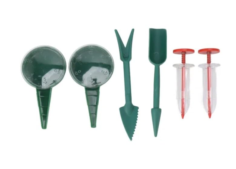 Set de 6 pequeñas herramientas para siembra de semillas