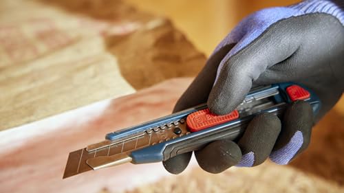 Image of BOSCH H11-12100-1 18mm Snap-Off Utility Knife | Soft Grip, Slider Mechanism, and Integrated Blade Snap