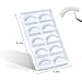 Practice Training Head with 10 Pairs Practice Eyelash Strips, Beauty Star Makeup Cosmetology Mannequin Doll Head, Eyelashes Extension Face Makeup Massage Practice, Stainless Steel Lash Tweezers