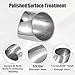 X AUTOHAUX OD 3.5 Inch 45 Degree Mandrel Bend Elbow SS304 Stainless Steel Bend Tube Exhaust Elbow Pipe for Car Modified Exhaust System 3.5
