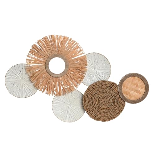 Décoration murale raphia naturelle salon chambre dressing 70cm - 2