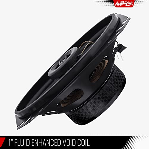 Install Link 4X6 Inch Car Speaker System, Two-Way #TOP5