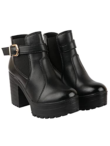 Shoetopia girls L-21 Black Ankle Boot - 3 UK (Girls-L-21-Black) (B0CQK5FG5X) Amazon Price History, Amazon Price Tracker