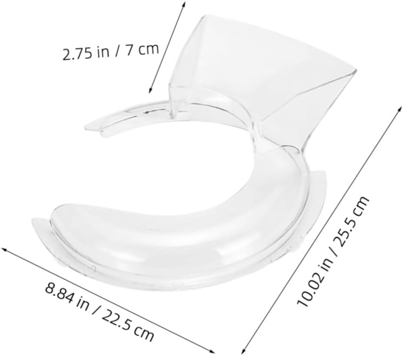 LABRIMP Mixer Pouring Shield Splatter Guard for Bowls Tilt Head Design Durable Splash Kitchen Accessory for Stand Mixers