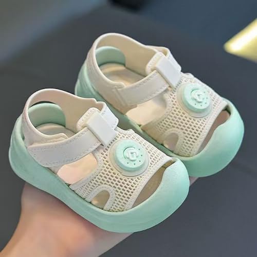Baby Boys Girls Closed Toe Walking Sandals 2025 Trendy Spring Summer Non Slip Shoes Soft Sole Sports Shoes3