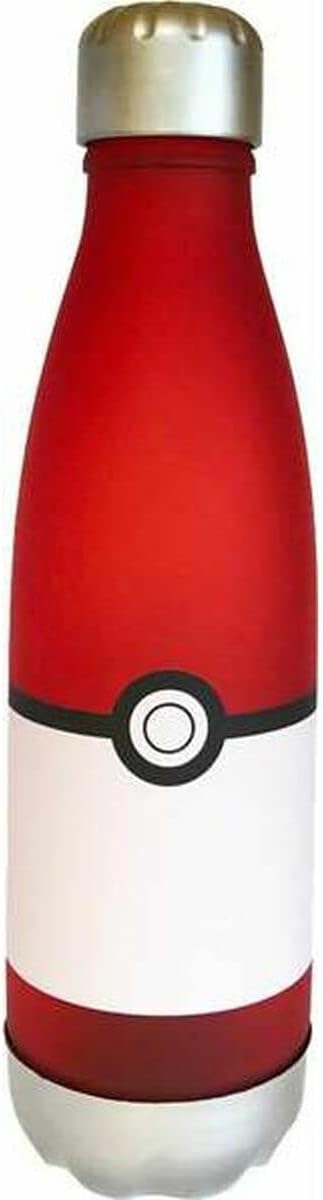 Kids Licensing Pokémon Pokéball Drinking Bottle with Screw Cap and Approx. 650 ml Capacity for School or Excursion Made of PET