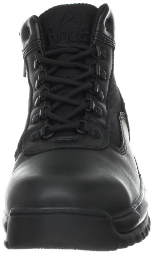 Men’s Tactical Steel Toe Work Boots Air-Tac 6” with Zipper - Oil & Slip Resistant Black Leather Boots2