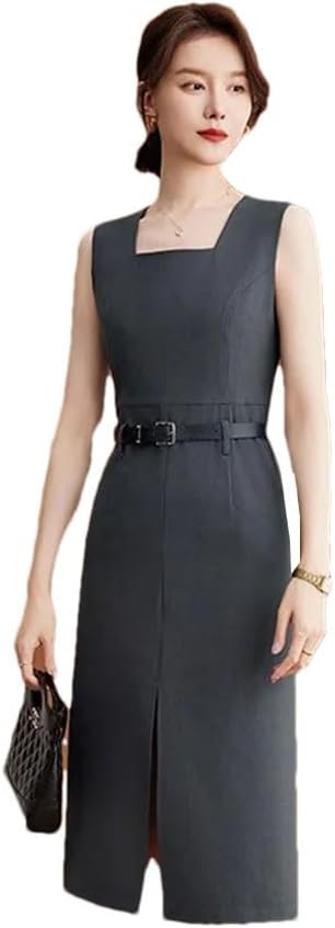 Women Blazer Business Suits Dress and Jacket Sets Office Ladies Work Uniform Styles with Belt
