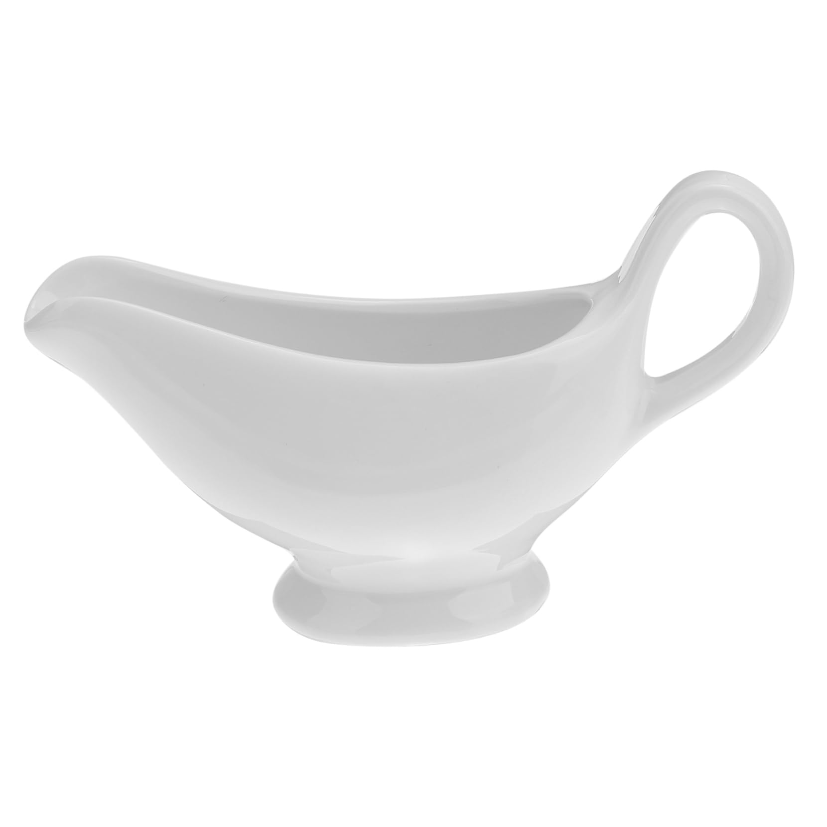 STOBAZA Sauce Pot Tea Creamer Pitcher Sugar Pourer Dispenser Gravy Boats Small Coffee Milk Creamer Animal Creamer Pourer Mini Creamer Porcelain Pitcher Food Tray Sauce Bowl Ceramics White