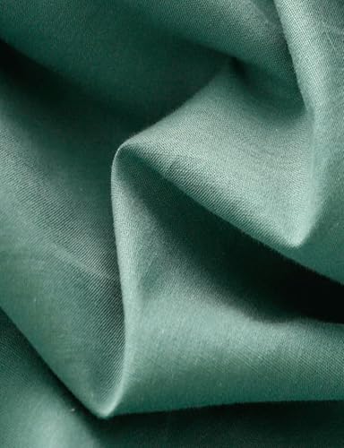 Mywinway Cotton Linen Skirt for Women Spring Summer A Line Elastic High Waisted Causal Long Midi Skirt with Slit3