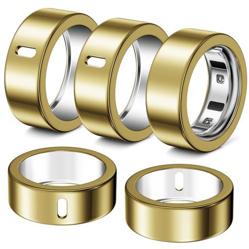 Hexasider 5 Pack Covers Compatible with Oura Ring 4/Oura Ring 3-Size 8