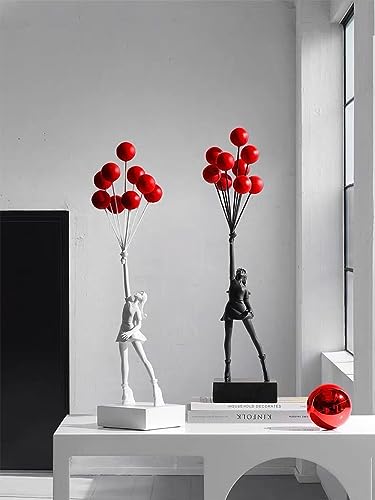 Estatua Decorativa Globo de Niña 57 cm Resina miniatura 5