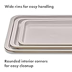 OXO Good Grips Non-Stick Pro Ceramic Coated Metal Bakeware 3-Piece Sheet Pan Set – Biscuit - Image 3