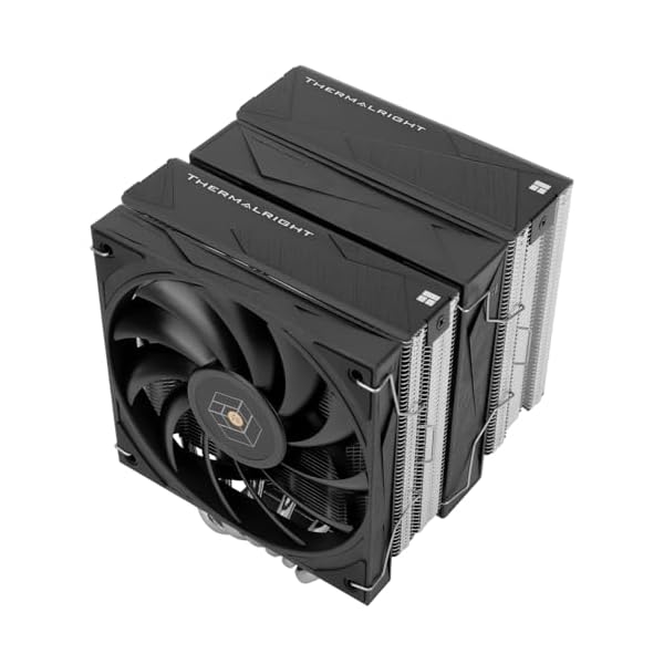 Thermalright Royal Knight 120 - Enfriador de aire para CPU (doble torre, 6 tubos de calor, 2 ventiladores PWM de 120 mm, RAM sin obstáculos, para AM4/AM5; Intel 1851/1700/1150/1151/1200/2011)