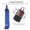 COZLYNX Drum Sticks Holder Bag Drumstick Holder Percussion Drum Mallet Oxford Carrying Case with Floor Tom Hooks for Drumsticks, Mallets, Beginners in Band (Blue) #2