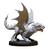 Unpainted DND Red Dragon Wyrmling Miniature Figurine, Tabletop Gaming Collectible, Fantasy World, Ideal Gift for Dungeon Masters and Collectors Alike - Designed by Epic Miniatures