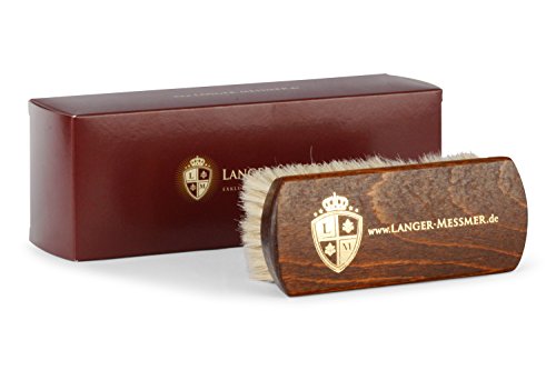 Langer & Messmer Spazzola per scarpe con 100% pelo...