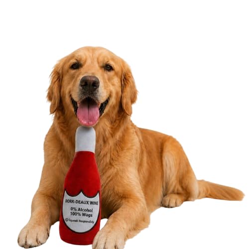 Image of Mutt of Course Bork-deaux Wine Dog Toy