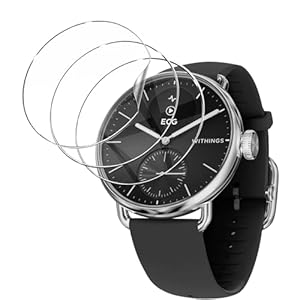 KUSINHOKA 3 Stück Schutzfolie kompatibel mit Withings Scanwatch 2 38mm, HD Klar [Anti-Kratzen] Weiche TPU Displayschutzfolie, Vollständige Abdeckung Anti-Fingerprint Folie für Withings Scanwatch 2