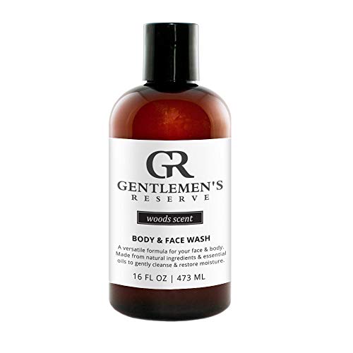 Gentlemen's Reserve All Over Wash (Cedarwood & Pine Scent) Body Wash + Face Wash + Shampoo 16 oz…