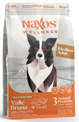 NAXOS WELLNESS VALLE BRUNA 12 KG MULTIPTROTEICO MANZO,BUFALO,AGNELLO