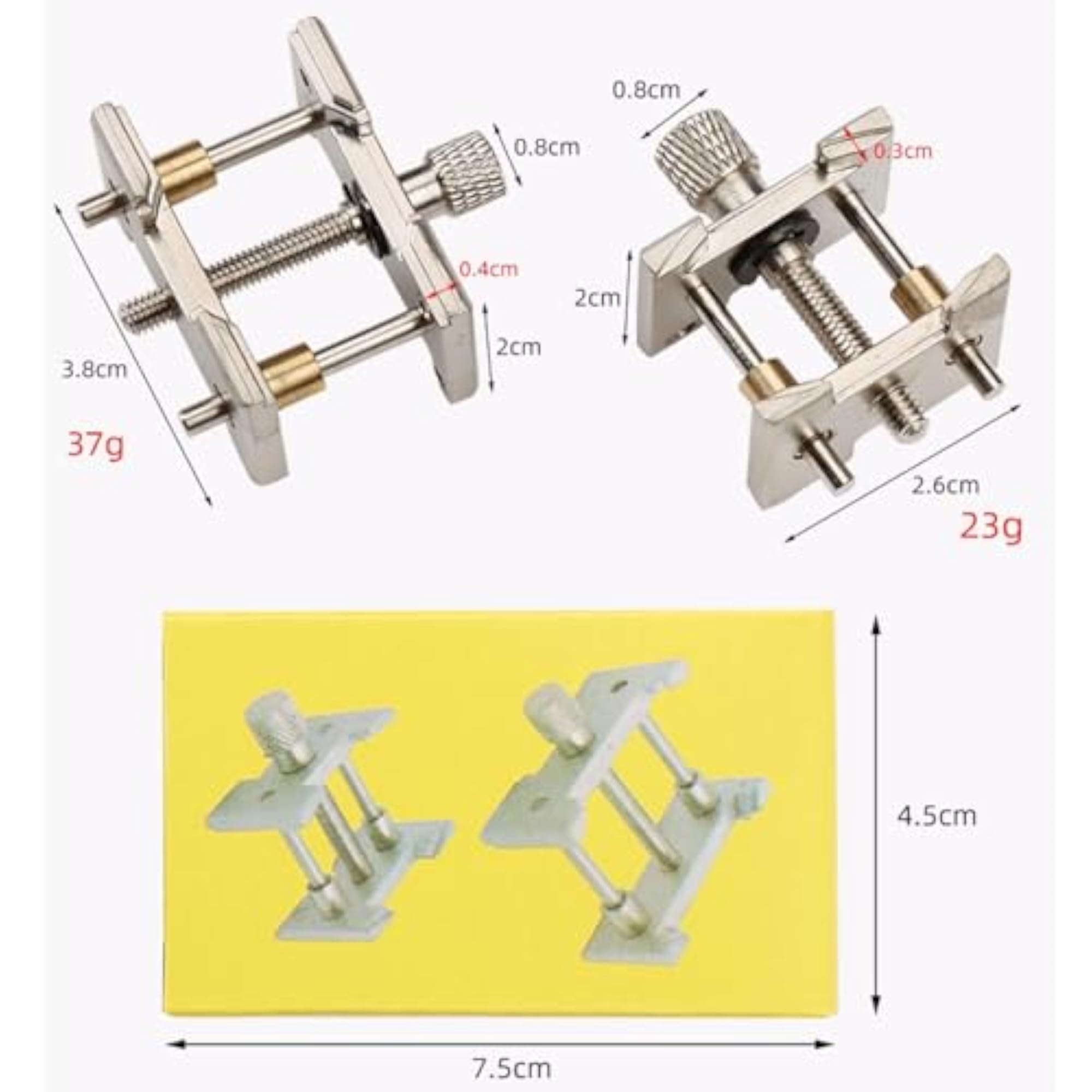 2Pcs Watch Movement Fixed Base Repair Tools