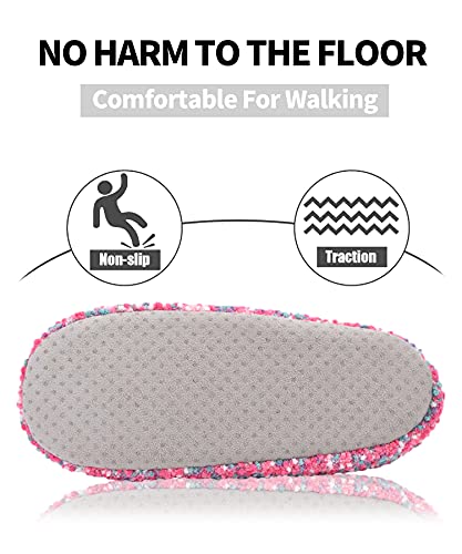 DICUIRD Womens Thick & Warm Slipper Socks with Grippers - House Slippers4