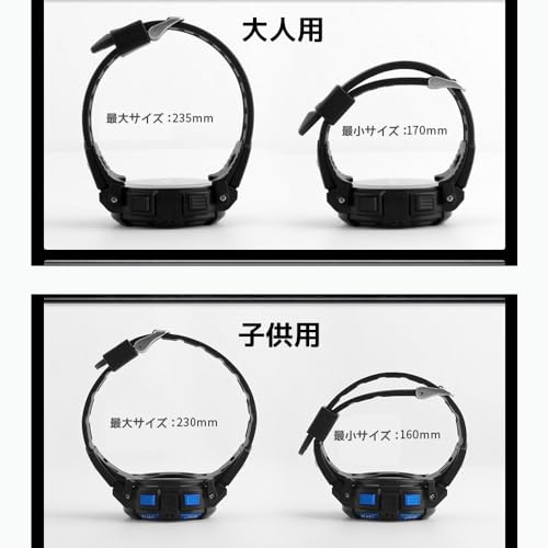 (タイムエバー)デジタル腕時計 メンズ 防水 led watch スポーツウォッチ アラーム ストップウォッチ機能付き 防水時計 文字が大きくて見やすい 日本語説明書付き 商品画像9