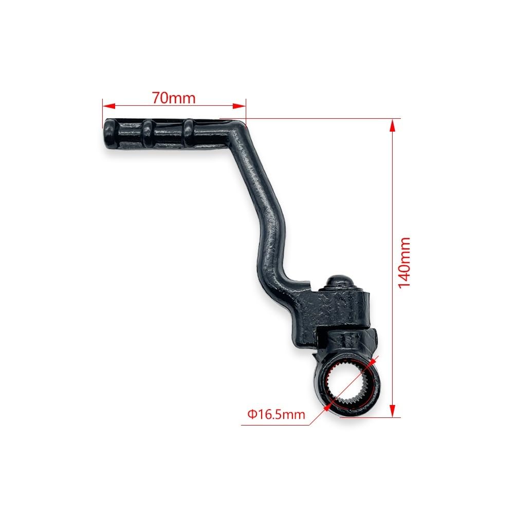 Kickstarter Motorrad Kick Start Hebel Fuß Starter Pedal Shift Motor Pit Bikes Motocross Für DT230 Für MT250 Für HJ250