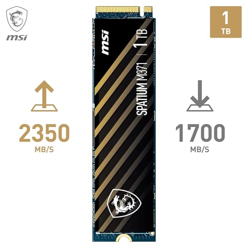 MSI SPATIUM M371 1TB .2 PCI Express 4.0 NVMe 3D NAND Neuf - vue 5
