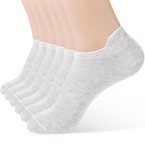 Image of ATBITER Ankle Socks Womens and Men Thin Athletic Running Low Cut No Show Socks With Heel Tab 6-12 Pairs