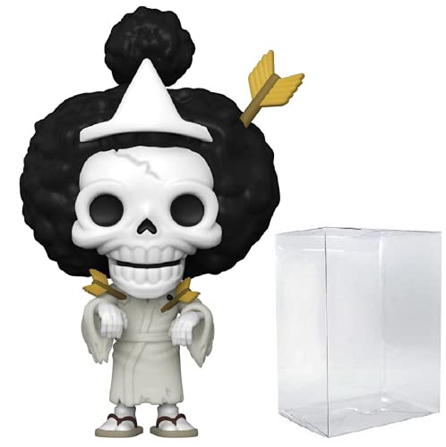 Pop One Piece - Brook [Bonekichi] Funko Pop! Figura de vinilo (incluye funda protectora compatible con caja de pop), multicolor, 3.75 pulgadas